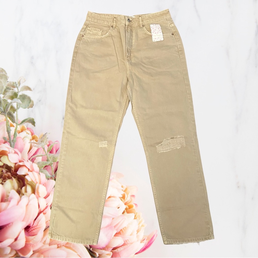 We The Free Tan Straight Leg Jeans - Picture 2 of 12